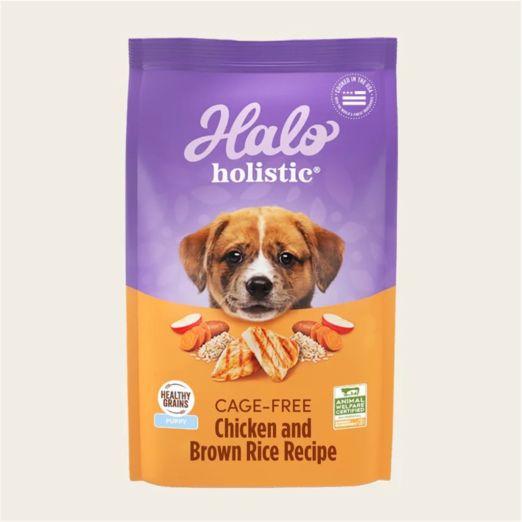 Halo - Holistic 雞肉糙米配方幼犬糧 10 lb (38120)