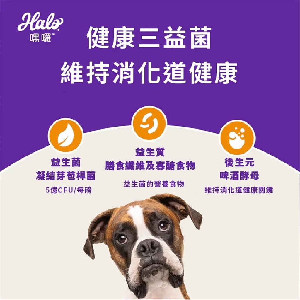 Halo - Holistic 無穀野生三文魚&白魚配方小型成犬糧 10 lb (37022)