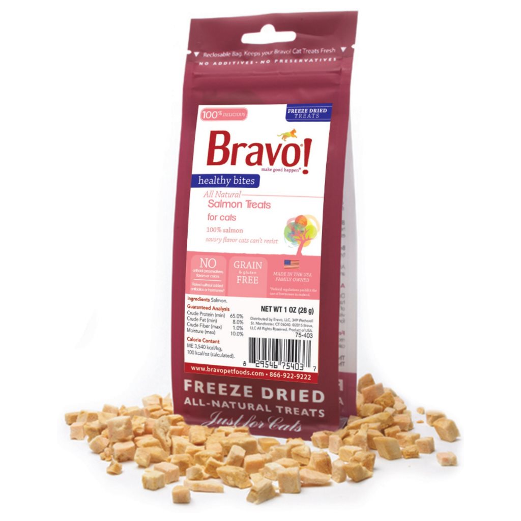 Bravo - Freeze Dried Healthy Bites Salmon 脫水三文魚貓小食 1oz