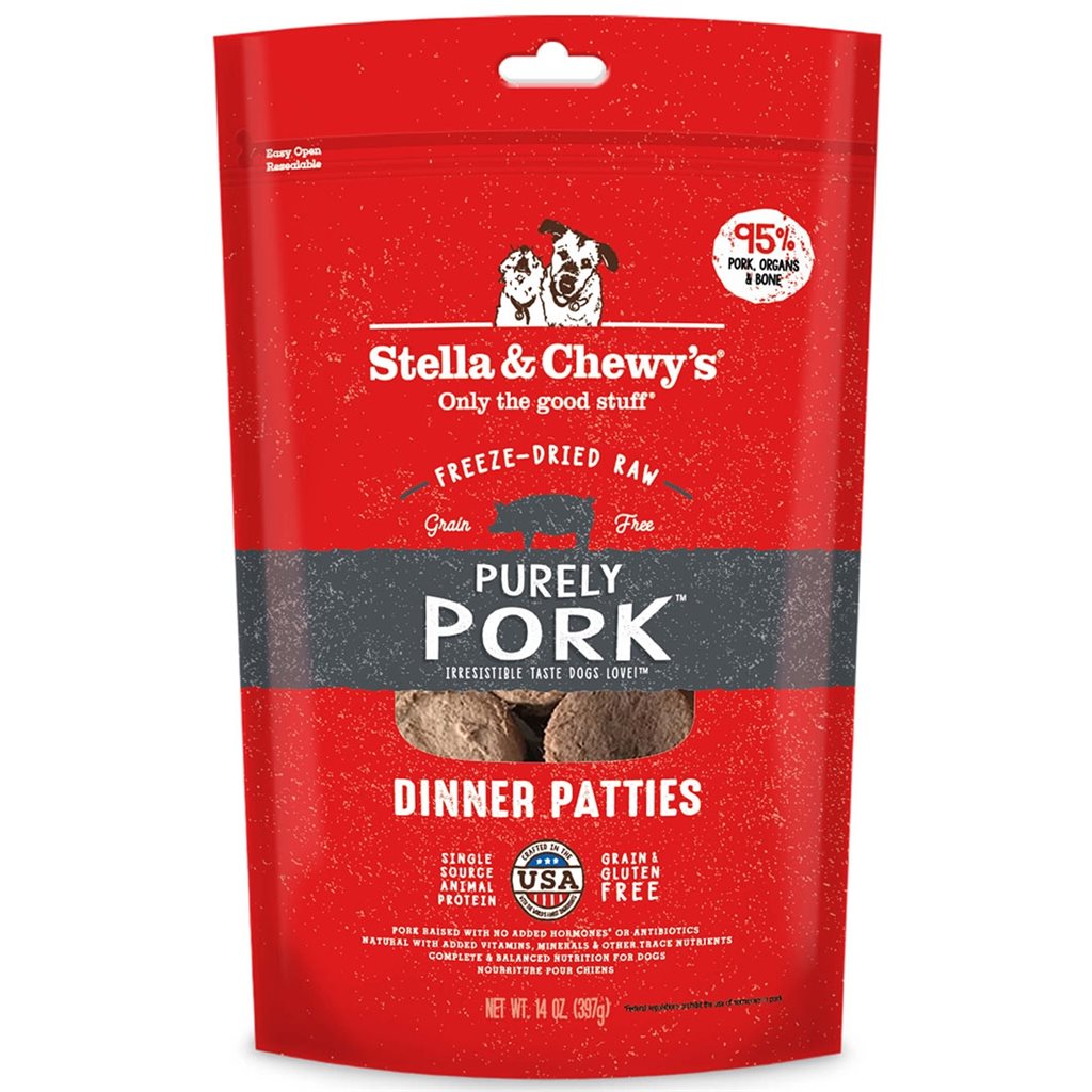 Stella & Chewy's - Freeze Dried Purely Pork - 豬肉 狗配方 14oz 凍乾糧 (SC113)