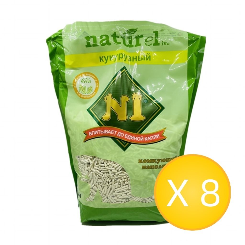 N1 天然玉米豆腐貓砂 (結砂) 6L  - 8包 原箱優惠 