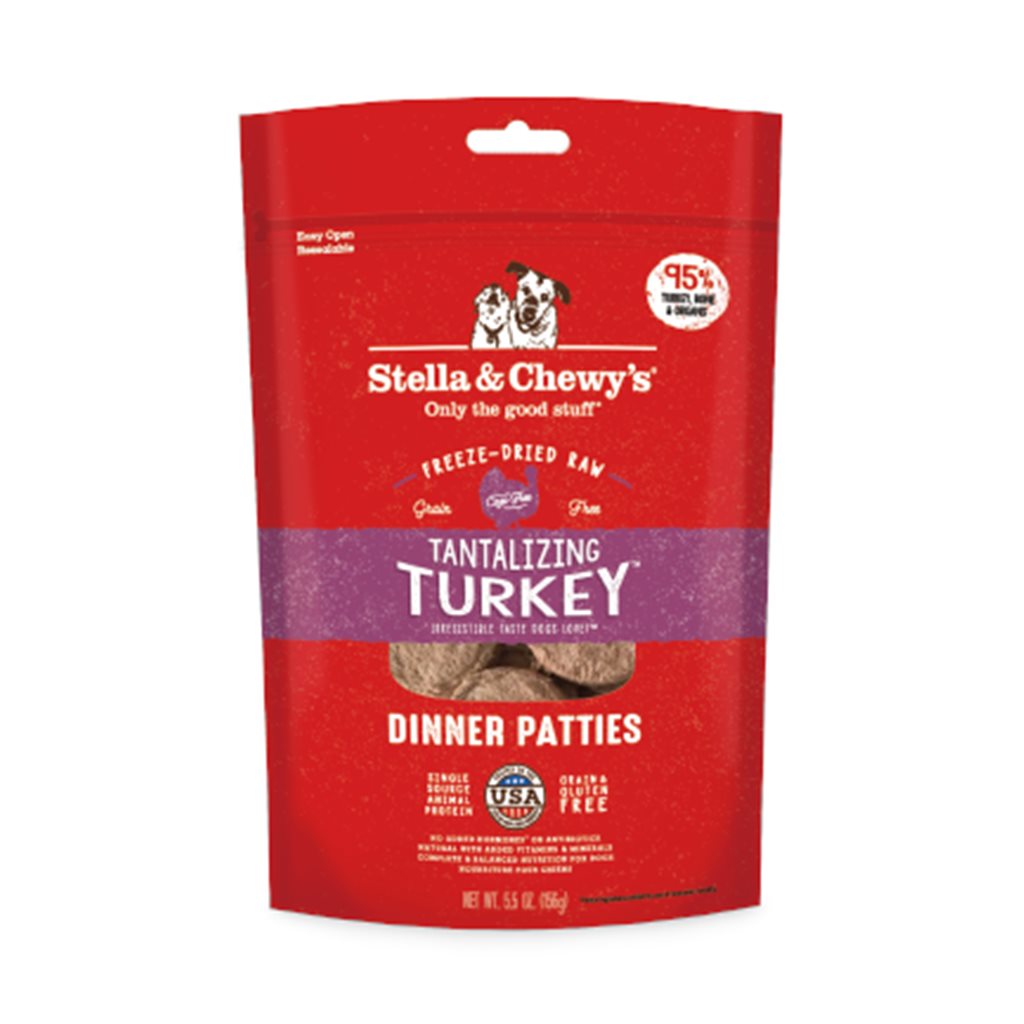 Stella & Chewy's - Freeze Dried Tantalizing Turkey Dinner - 火雞肉 狗配方 5.5oz 凍乾糧 (SC088)