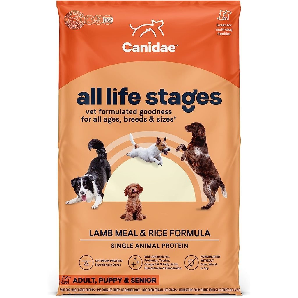 Canidae (Dog) Lamb Meal & Rice 羊肉紅米配方 狗乾糧 15lb (1215)
