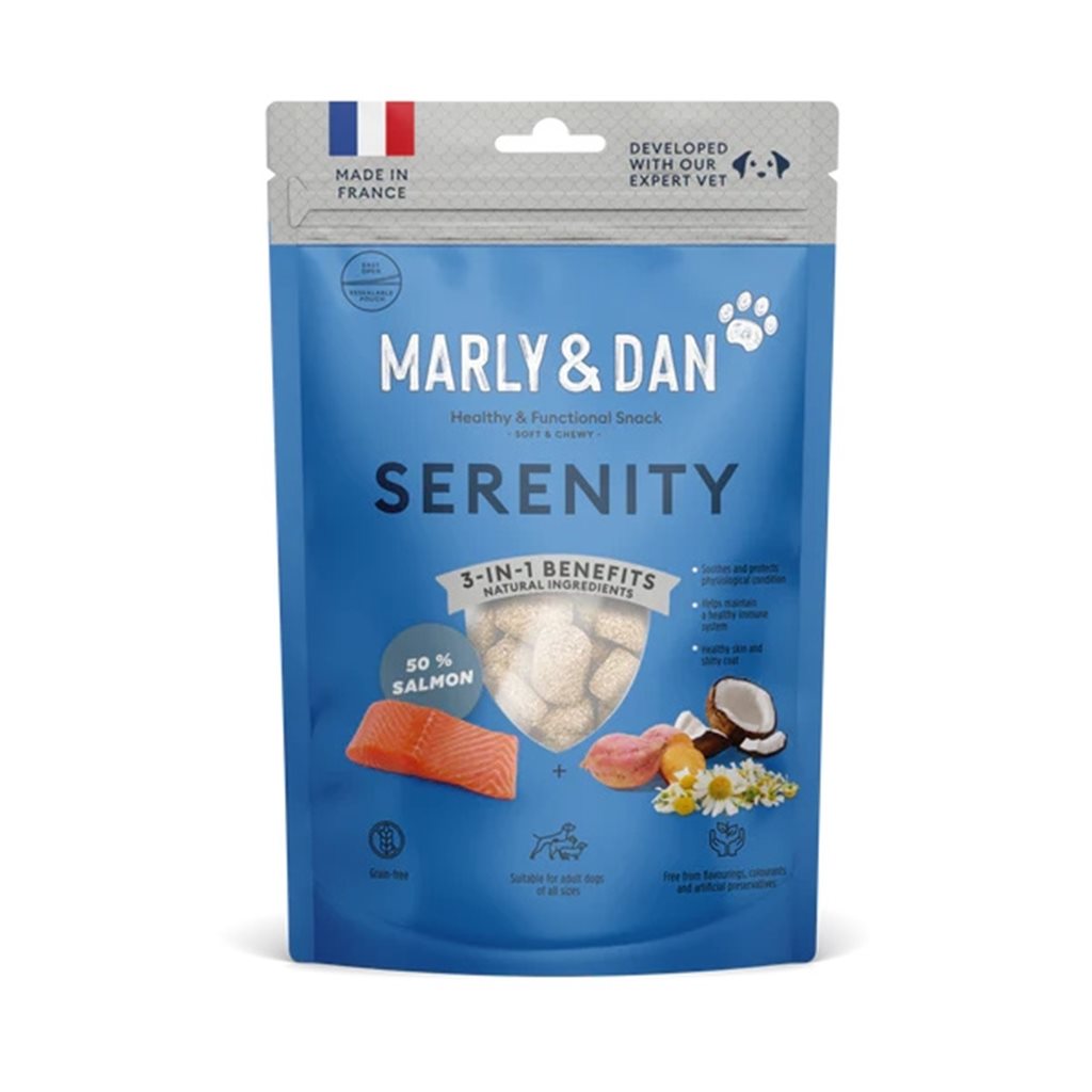 Marly & Dan - 低溫烘焙三文魚肉粒"Serenity" 狗小食 (情緒穩定配方) 100G
