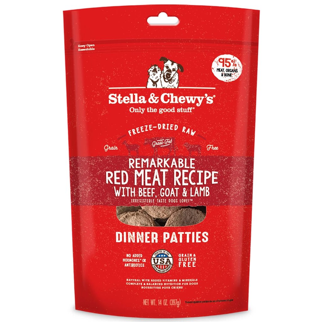 Stella & Chewy's - Freeze Dried Remarkable Red Meat - 牛肉 山羊 羊肉 狗配方 5.5oz 凍乾糧 (SC106)