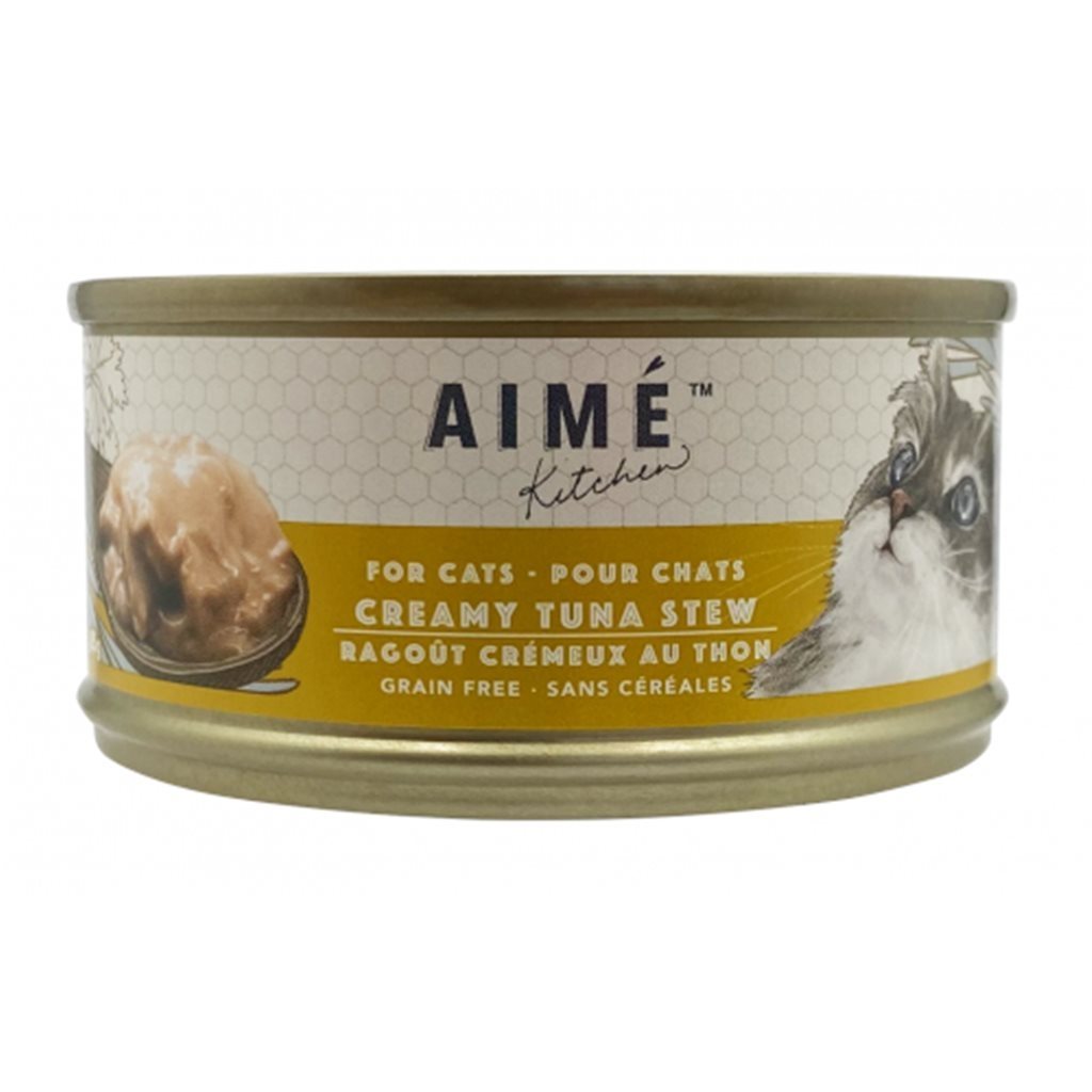24 罐優惠套裝 - Aime Kitchen Creamy Tuna Stew 無穀物吞拿魚濃湯貓罐頭85g (TL85)