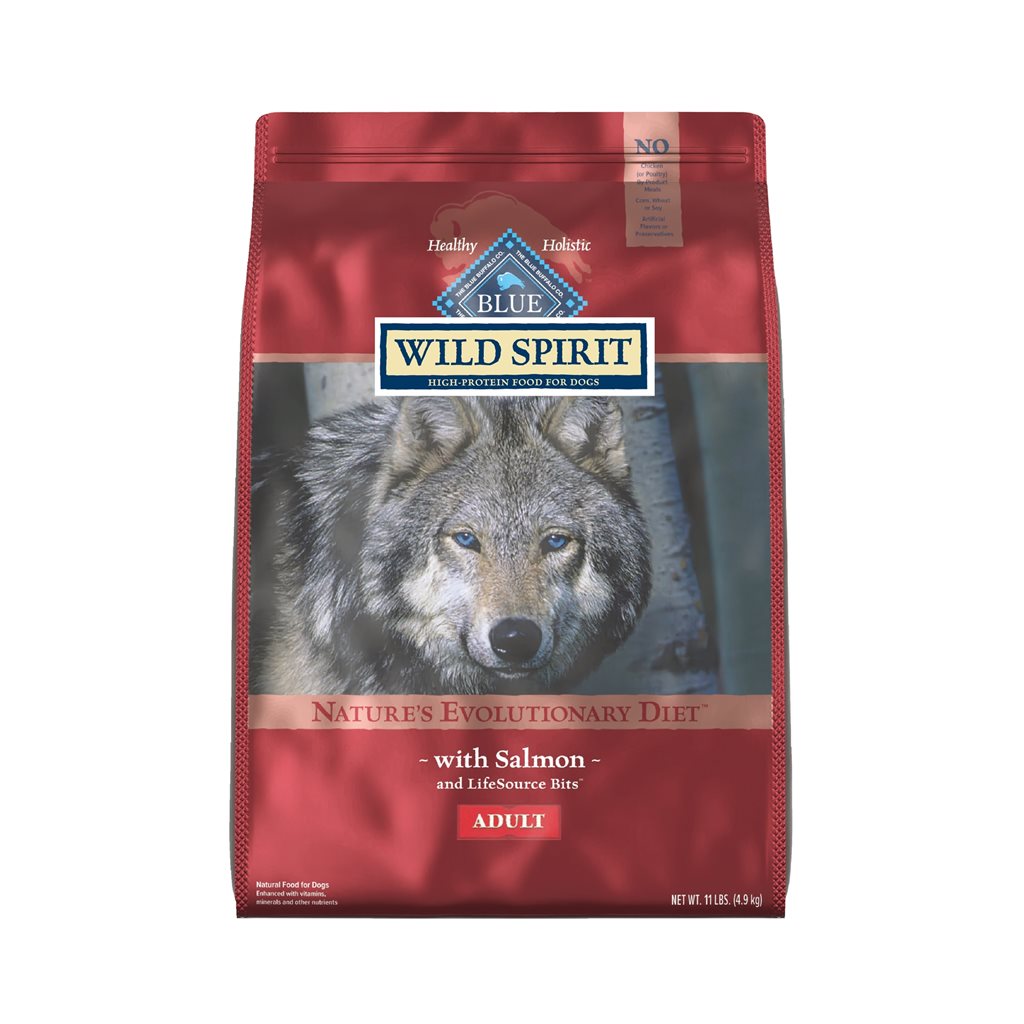 Blue Buffalo - Wild Spirit 成犬三文魚配方 狗乾糧 11 lb (800256)