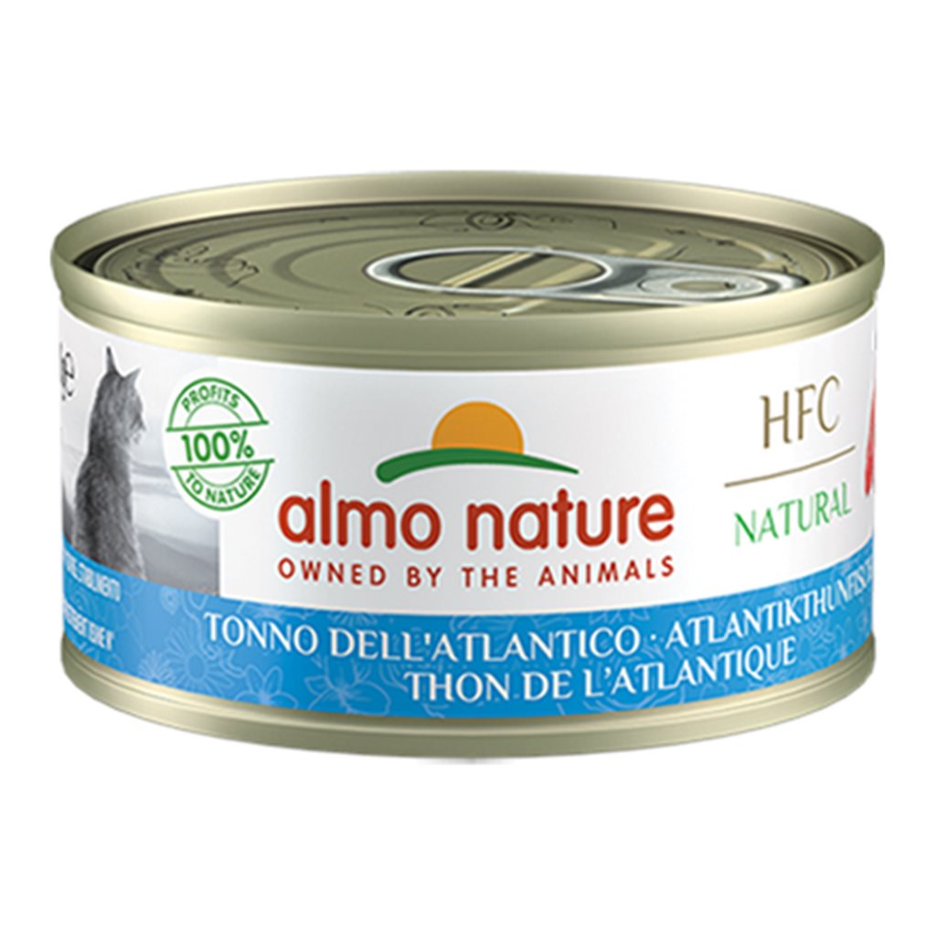 Almo Nature 全天然啖啖肉塊貓罐頭 - 大西洋吞拿魚 150g