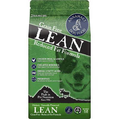 Annamaet Lean Grain Formula (Dog) 頂級無穀物低脂狗糧 5lb - 缺貨中