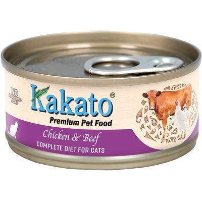 Kakato 卡格 貓主食罐系列 - 雞肉、牛肉 70g (763)