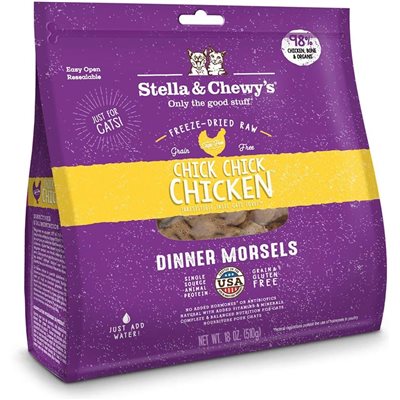 Stella & Chewy's - Freeze Dried Chick Chick Chicken Dinner - 雞肉 貓配方 18oz 凍乾糧 (SC034) 