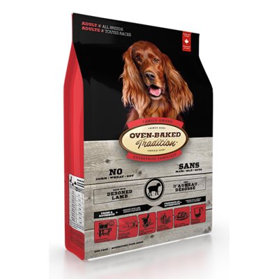 Oven-Baked 成犬 - 紐西蘭羊肉配方 12.5lb (大粒) (紅)