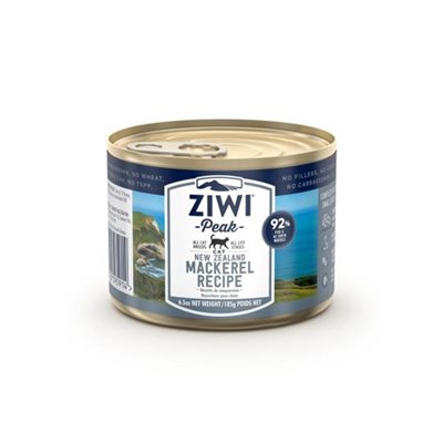 ZiwiPeak - 罐裝料理 (貓用) - 鯖魚配方 185g - 12罐優惠(狗會優惠不適用)