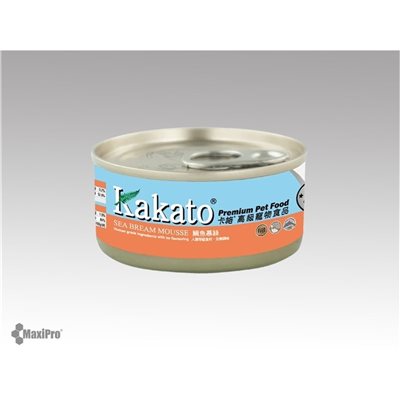 48 罐優惠套裝 - Kakato 卡格 Seabream Mousse 鯛魚慕絲 (貓狗合用) 70g (709)