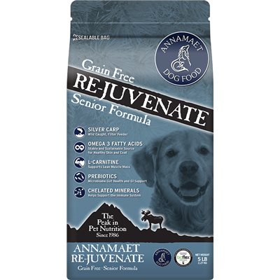 Annamaet Re-juvenate Senior Grain Free Formula (Dog) 無穀物高齡犬隻配方 5lb (到期日: 01/2023)