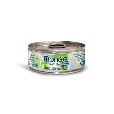 24罐優惠套裝 - Monge 鮮味雞肉系列 - 雞肉+蘆筍 (綠) 80g