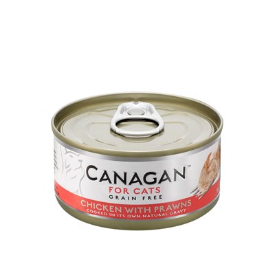 Canagan Tuna with Prawns 無穀物 吞拿魚伴大蝦 (橙) 75g