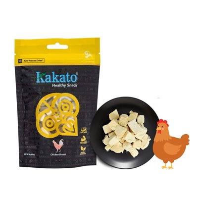Kakato 卡格純肉小食系列 - 凍乾天然雞胸肉 20g (貓狗合用)