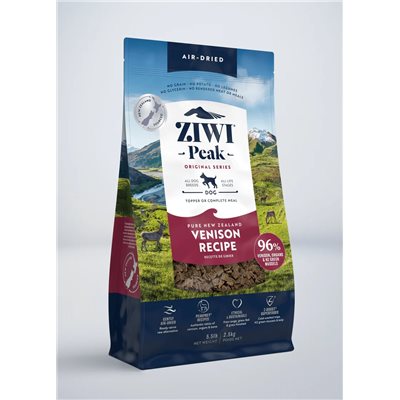 ZiwiPeak 無穀物 風乾脫水 狗糧 - Venison 鹿肉 2.5kg(ADV2.5)