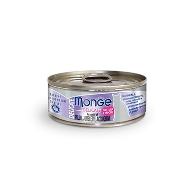 24 罐優惠套裝 - Monge 鮮味雞肉系列 - 雞肉+鯷魚 (紫) 80g