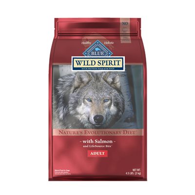 Blue Buffalo - Wild Spirit 成犬三文魚配方 狗乾糧 4.5 lb (800255)