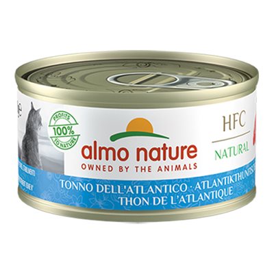 Almo Nature 全天然啖啖肉塊貓罐頭 - 大西洋吞拿魚 70g (9020)