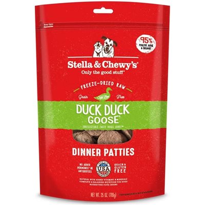 Stella & Chewy's - Freeze Dried Duck Duck Goose Dinner - 鴨鵝肉 狗配方 25oz 凍乾糧 (SC009) 