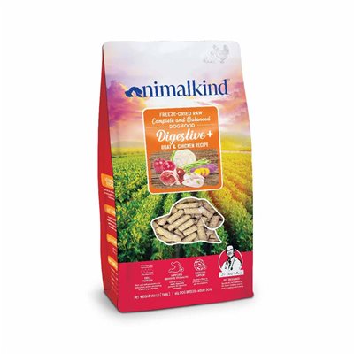 Animalkind - Freeze-Dried Raw Dog Digestive+ - Goat & Chicken 山羊和雞肉狗配方凍乾糧 340g