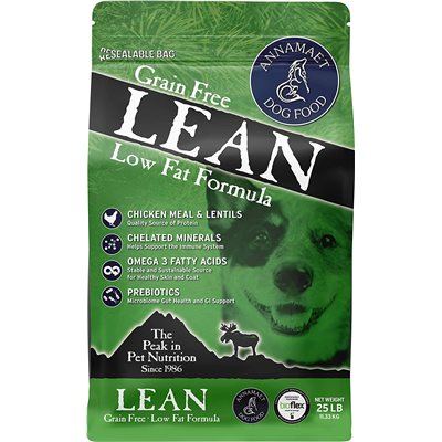 Annamaet Lean Grain Formula (Dog) 頂級無穀物低脂狗糧 25lb  - 缺貨