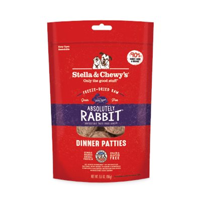 Stella & Chewy's - Freeze Dried Absolutely Rabbit Dinner - 兔肉 狗配方 25oz 凍乾糧 (SC110)