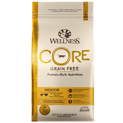 Wellness Core 無穀物貓用配方 - 室內貓 (雞肉) 11lb (8853) ~ 需預訂