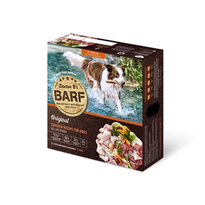 兩盒優惠套裝 - Dr. B (R.A.W. Barf)急凍狗糧 - Chicken 雞肉蔬菜 2.72Kg