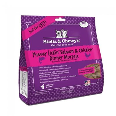 Stella & Chewy's - Freeze Dried Yummy Licklin' Salmon Chicken Dinner - 三文魚雞肉 貓配方 18oz 凍乾糧 (SC0103)