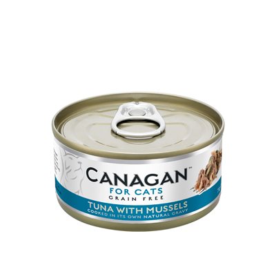Canagan Tuna with Mussels 無穀物 吞拿魚伴青口 (藍綠) 75g