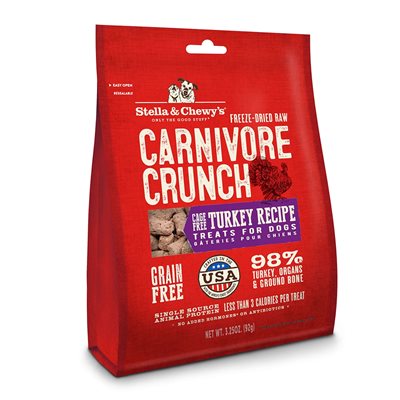 Stella & Chewy's - Carnivore Crunch Turkey - 火雞肉 3.25oz (SC048)