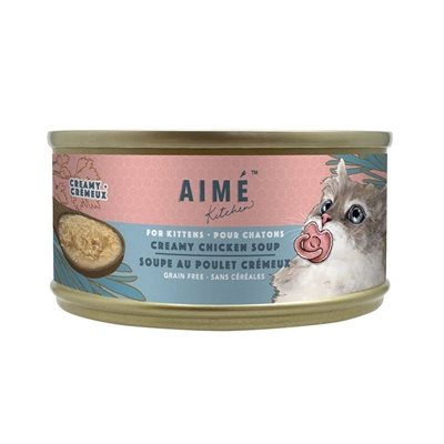 48 罐優惠套裝 - Aime Kitchen - Creamy Chicken Soup For Kittens 忌廉濃雞湯幼貓罐 75g (TCC75-K)