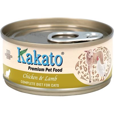48 罐優惠套裝 - Kakato 卡格 貓主食罐系列 - 雞肉、羊肉 70g (764)