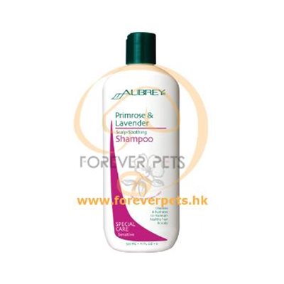 Aubrey Organics - Primrose & Lavender Scalp-Soothing Shampoo 櫻草及薰衣草頭皮舒緩洗髮液 16oz
