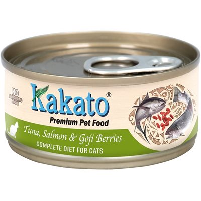 48 罐優惠套裝 - Kakato 卡格 貓主食罐系列 - 吞拿魚、三文魚和杞子 70g (767)