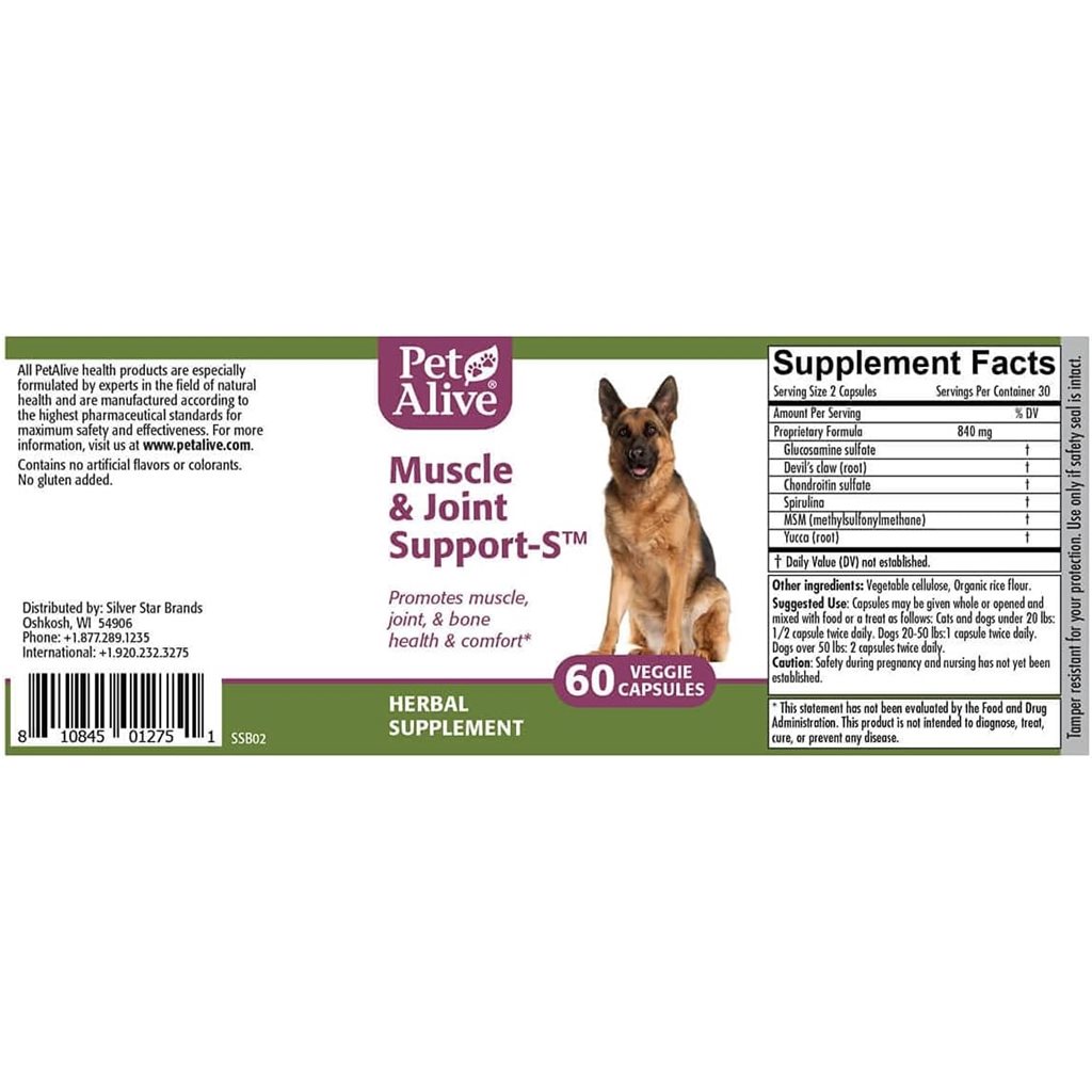 PetAlive - Muscle & Joint Support 保持肌肉和關節健康 60粒