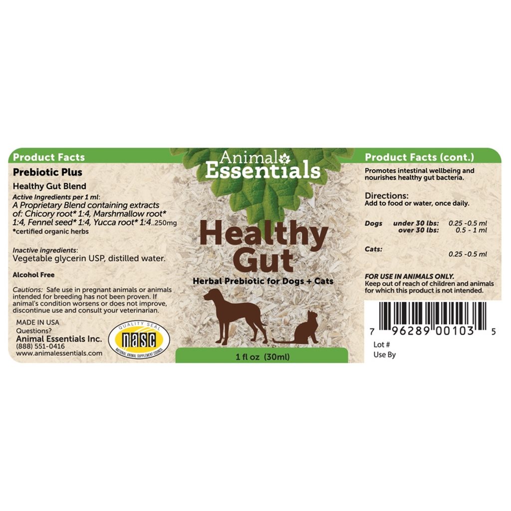 Animal Essentials - Healthy Gut 治療養生草本系列 - 消化援助配方 1oz