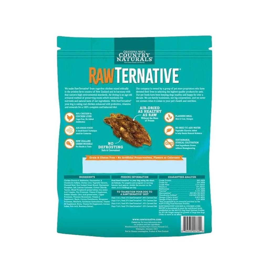 Country Naturals - RawTernative® 無激素走地雞狗風乾糧 3 lb